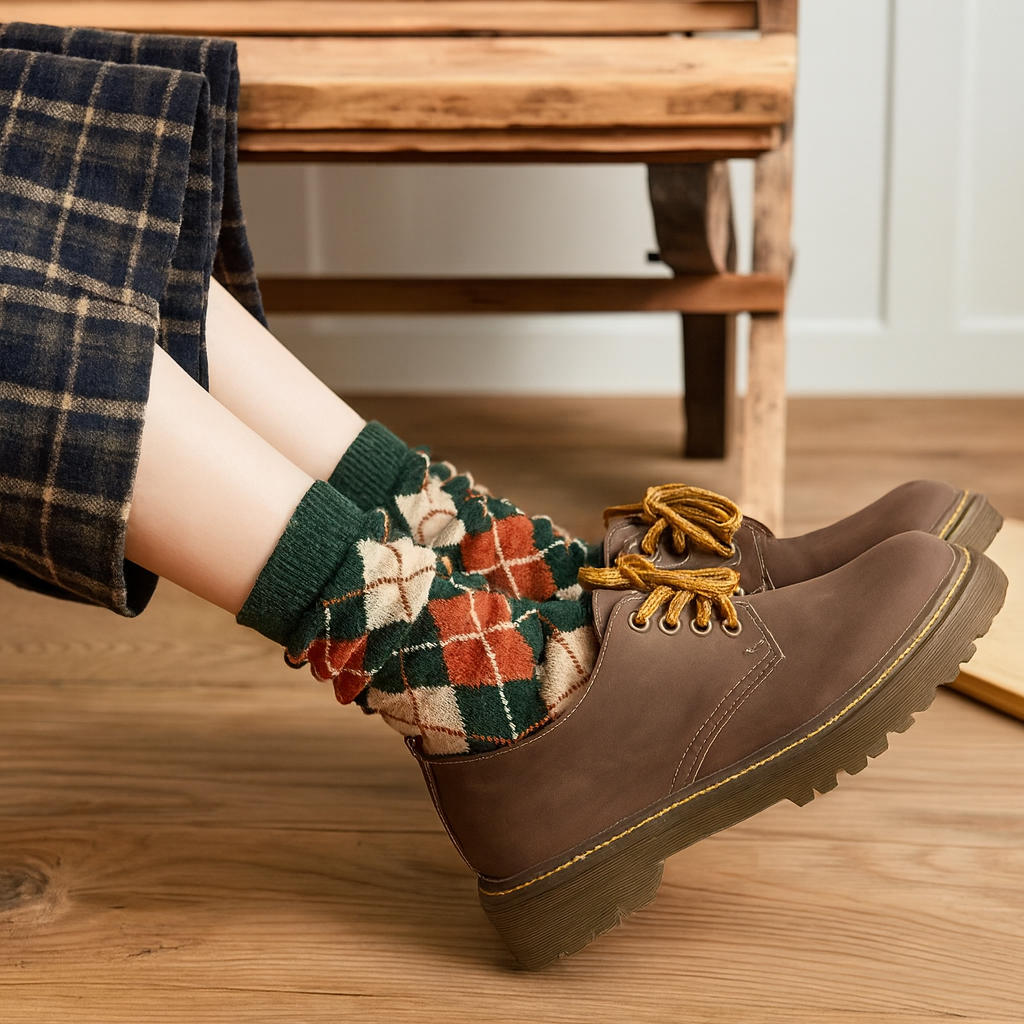 5 Pair Very Nice Argyle Socks!