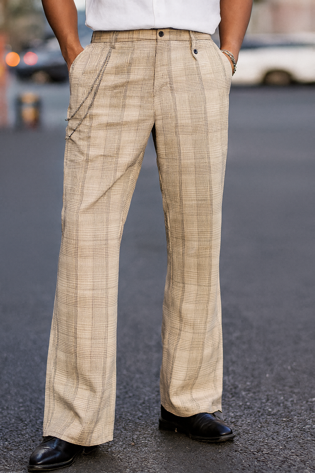 Checkered Pants Men's Very Attractive!