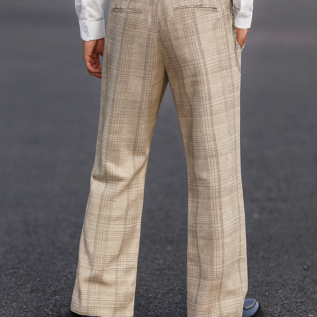 Checkered Pants Men's Very Attractive!