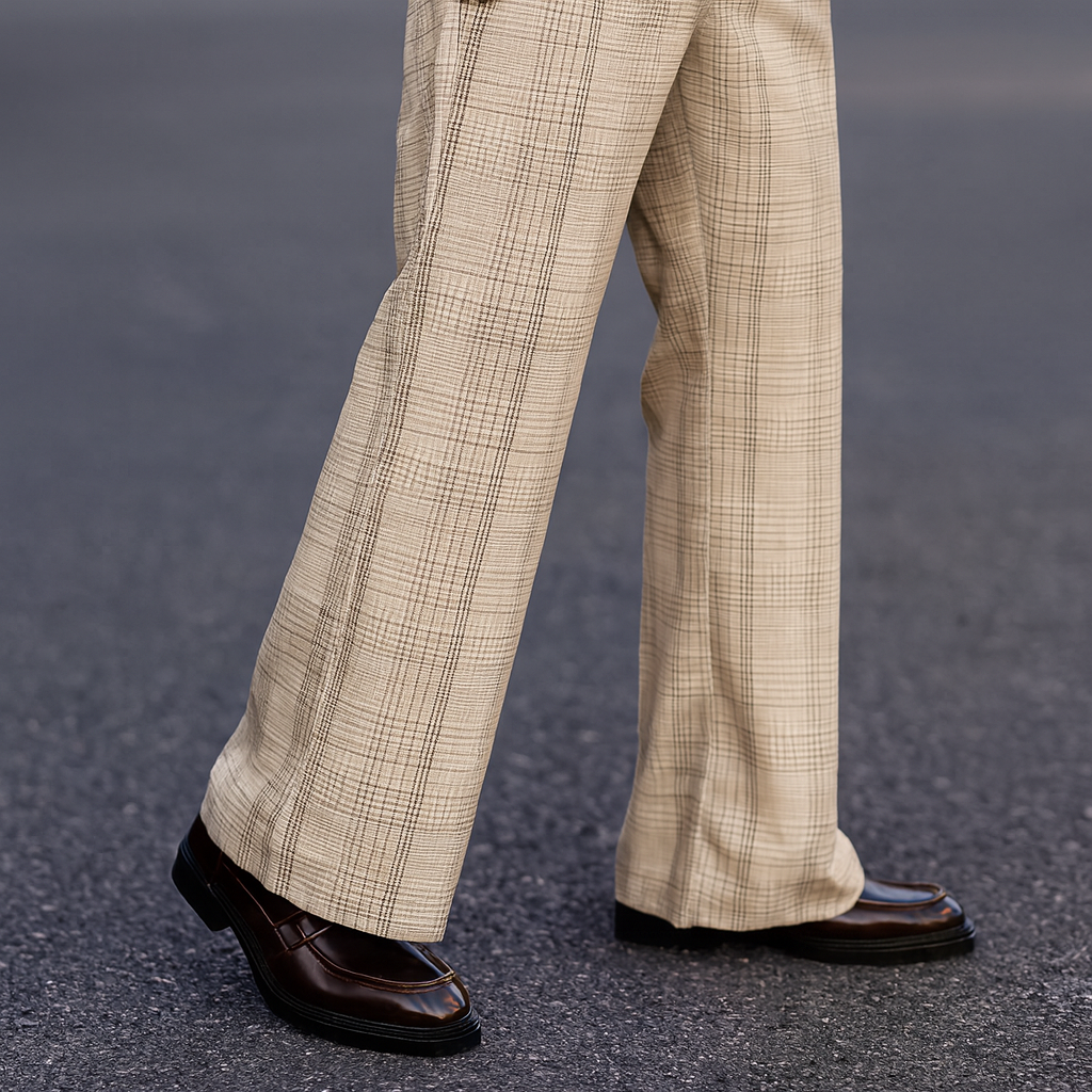 Checkered Pants Men's Very Attractive!