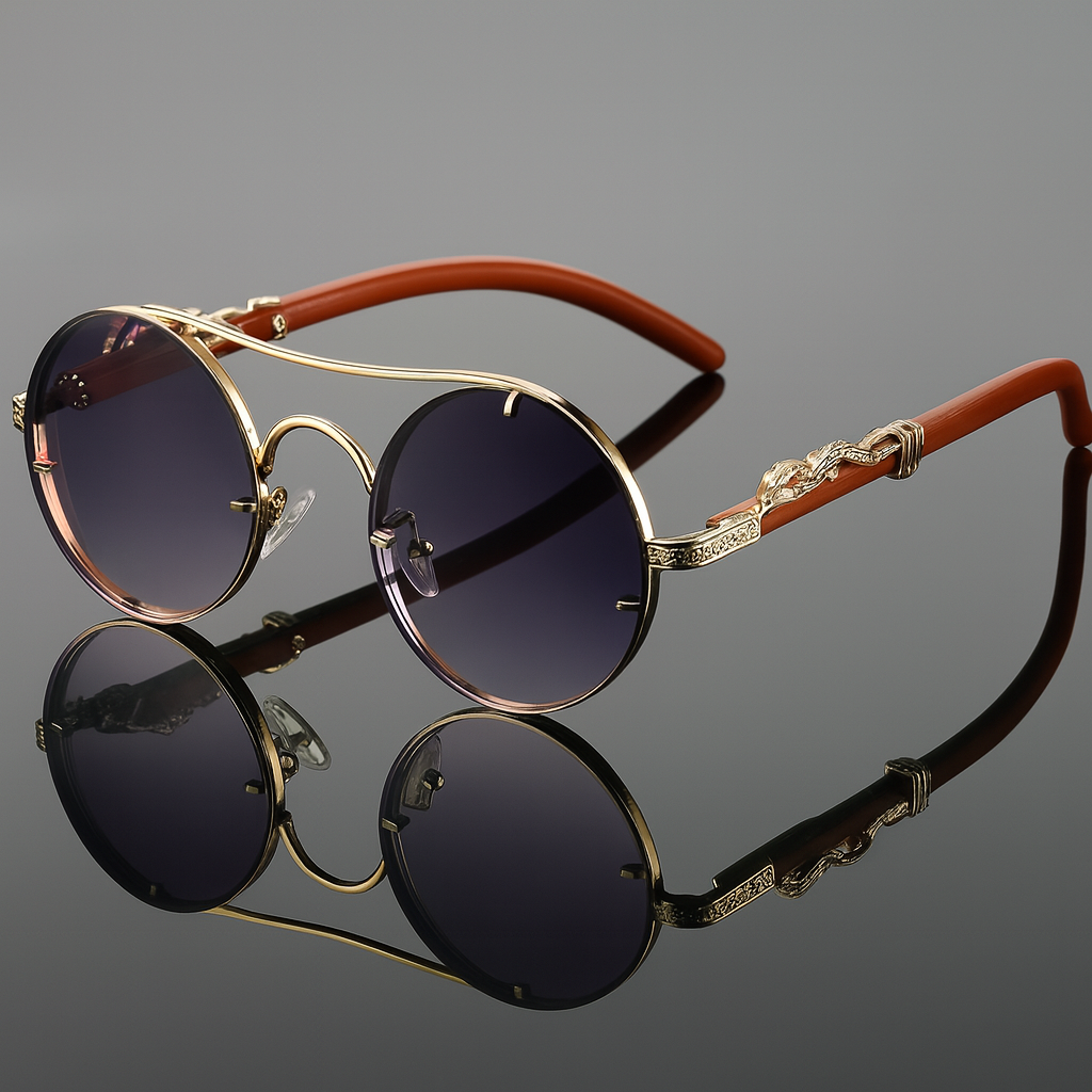 Stylish Round Sunglasses - Unisex - 3 Colors