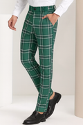Men's Fashion Plaid Casual Pants / 2XL / 3XL