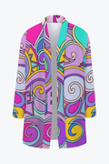Peace Print Open Cardigan!  Very Nice!