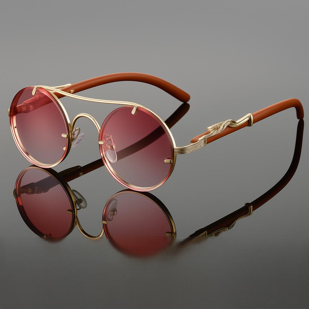 Stylish Round Sunglasses - Unisex - 3 Colors