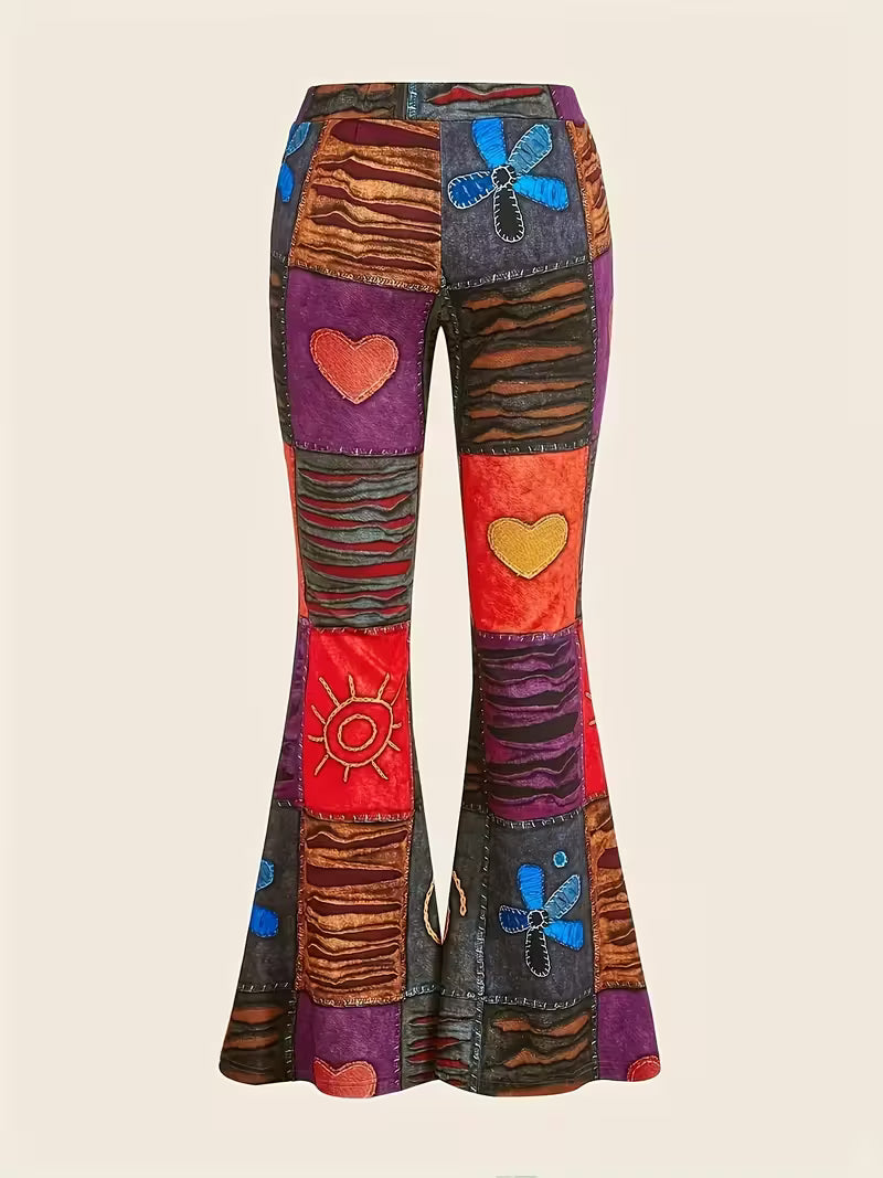 Vintage Wide Leg Bell Bottom Pants.  Very Nice!