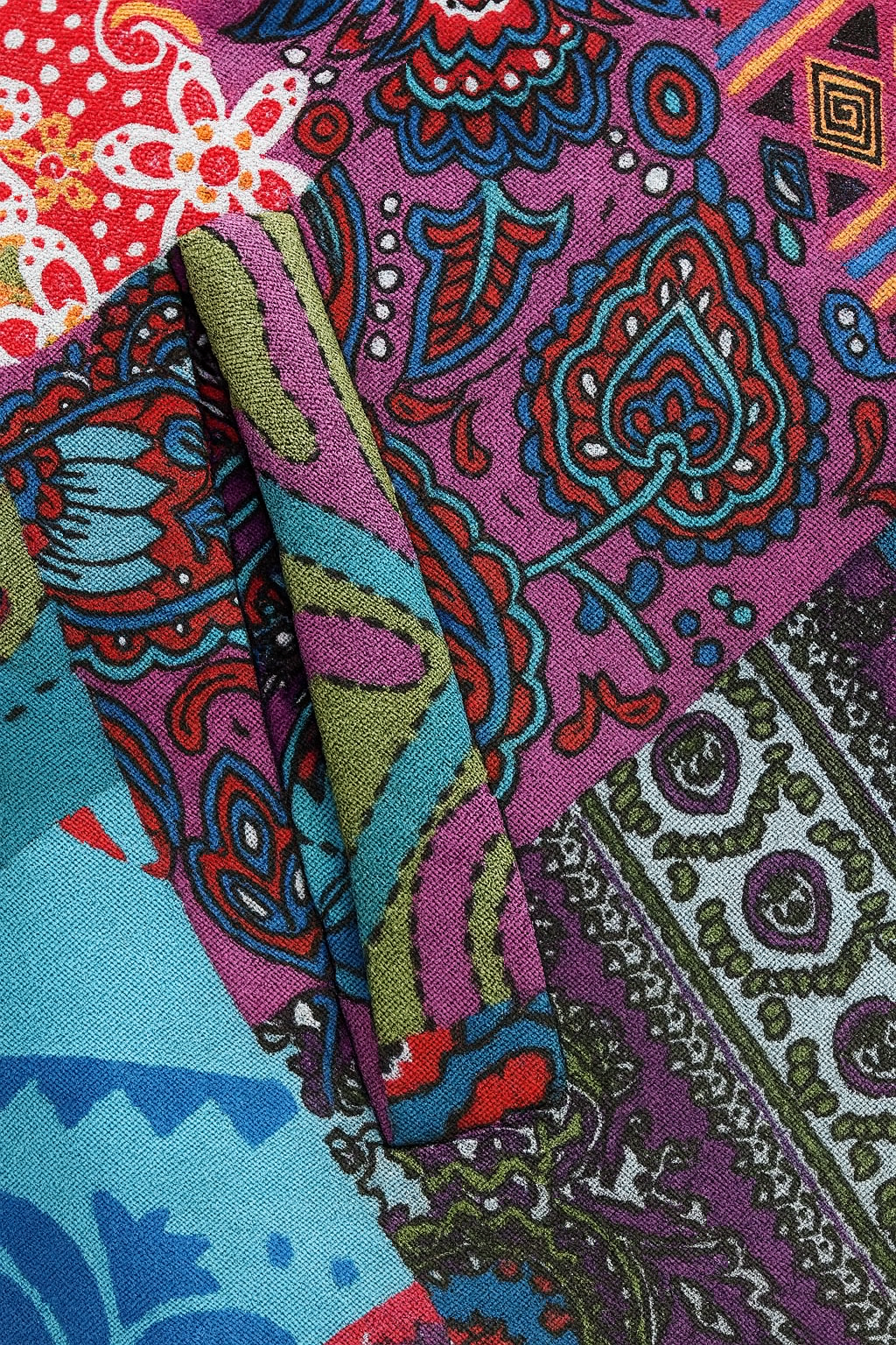 Women's Cozy Fleece Lined Hooded Jacket with Floral Print / 2XL
