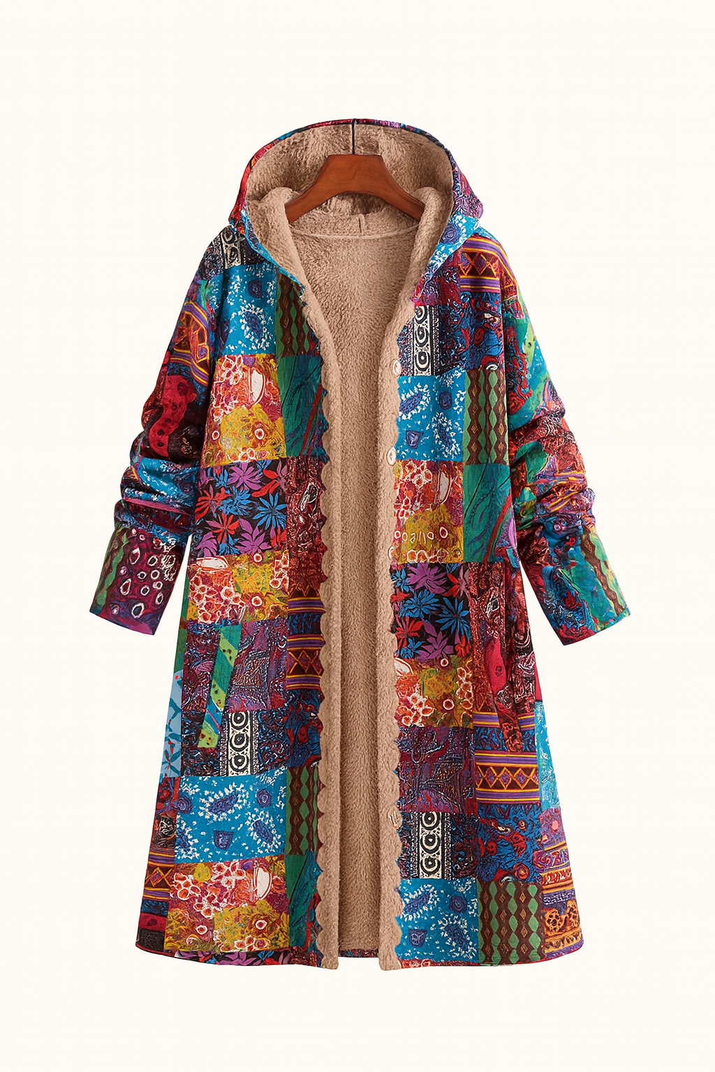 Women's Cozy Fleece Lined Hooded Jack.  Very Nice!